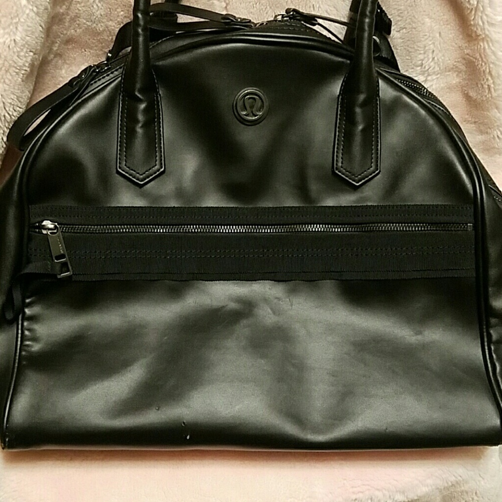 Lululemon Sweat Once A Day Everyday Black Tote Bag